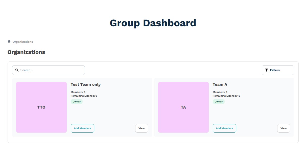 Group Dashboard